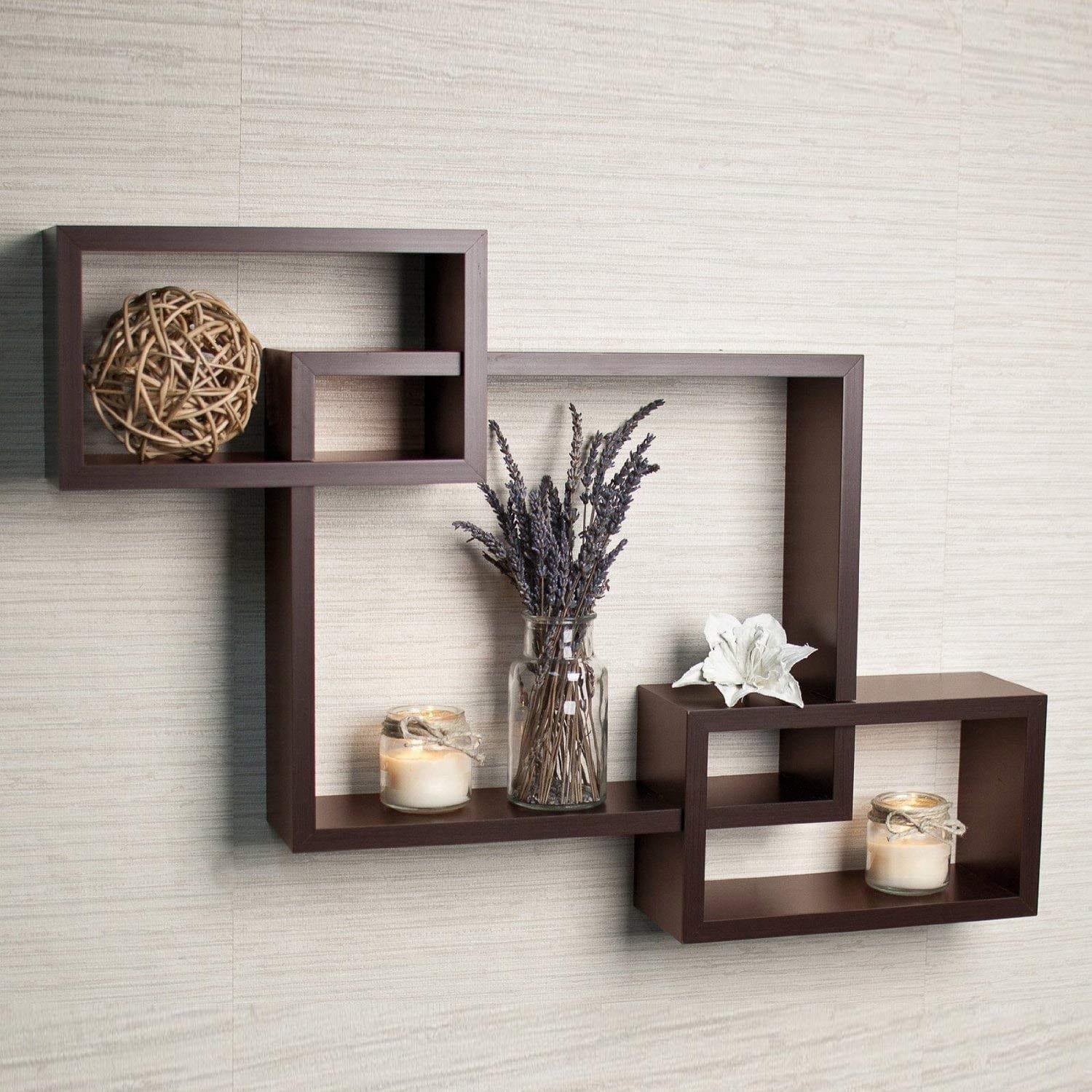 Interlocking Cube Wall Shelves